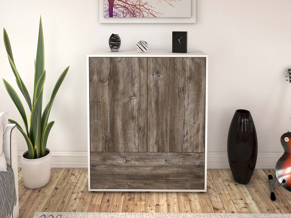 Highboard Grazia, Treibholz Front (92x108x35cm) - Dekati GmbH