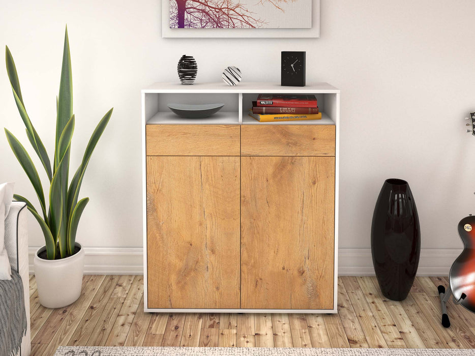 Highboard Ilaria, Eiche Front (92x108x35cm) - Dekati GmbH