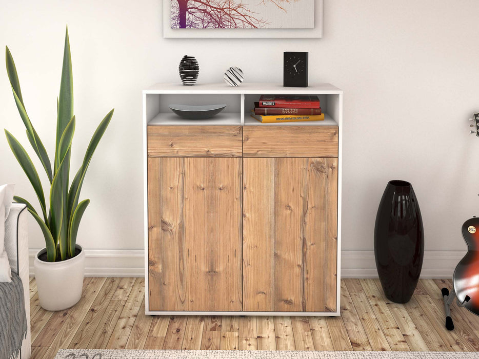 Highboard Ilaria, Pinie Front (92x108x35cm) - Dekati GmbH