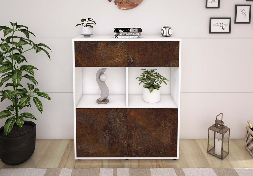 Highboard Imogen, Rost Front (92x108x35cm) - Dekati GmbH