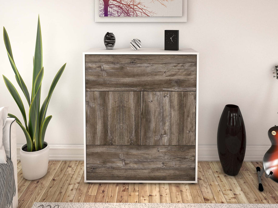 Highboard Irene, Treibholz Front (92x108x35cm) - Dekati GmbH