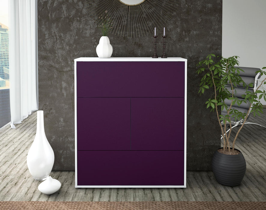 Highboard Irene, Lila Front (92x108x35cm) - Dekati GmbH