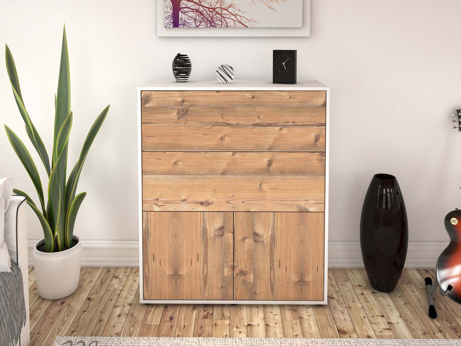 Highboard Isabella, Pinie Front (92x108x35cm) - Dekati GmbH