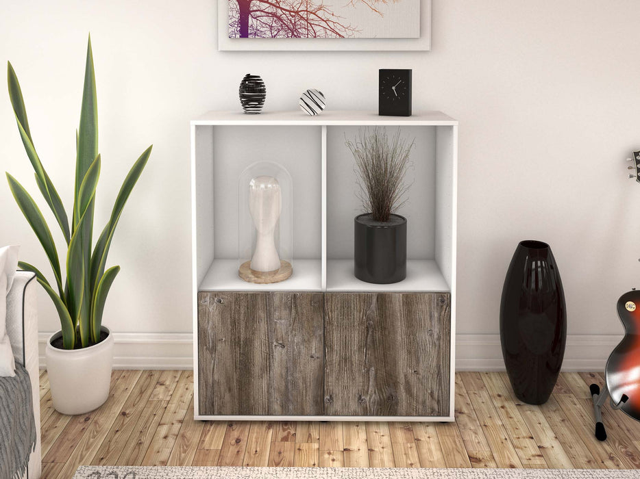 Highboard Ivona, Treibholz Front (92x108x35cm) - Dekati GmbH