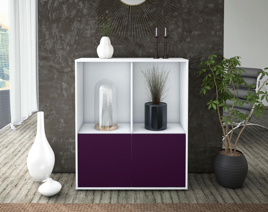 Highboard Ivona, Lila Front (92x108x35cm) - Dekati GmbH