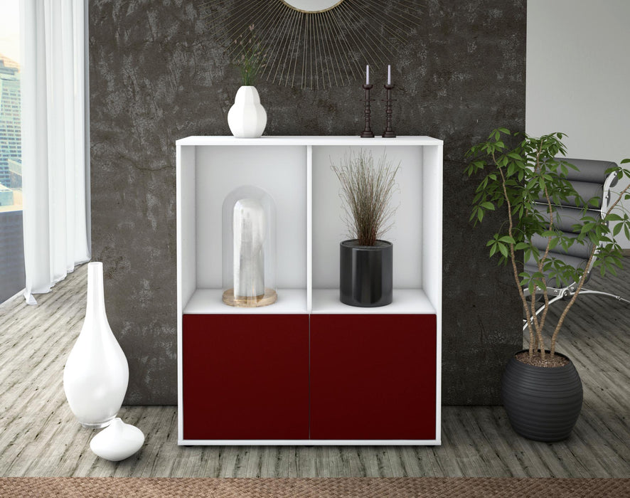 Highboard Ivona, Bordeaux Front (92x108x35cm) - Dekati GmbH