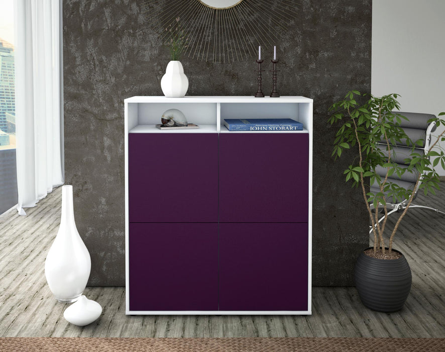 Highboard Jade, Lila Front (92x108x35cm) - Dekati GmbH