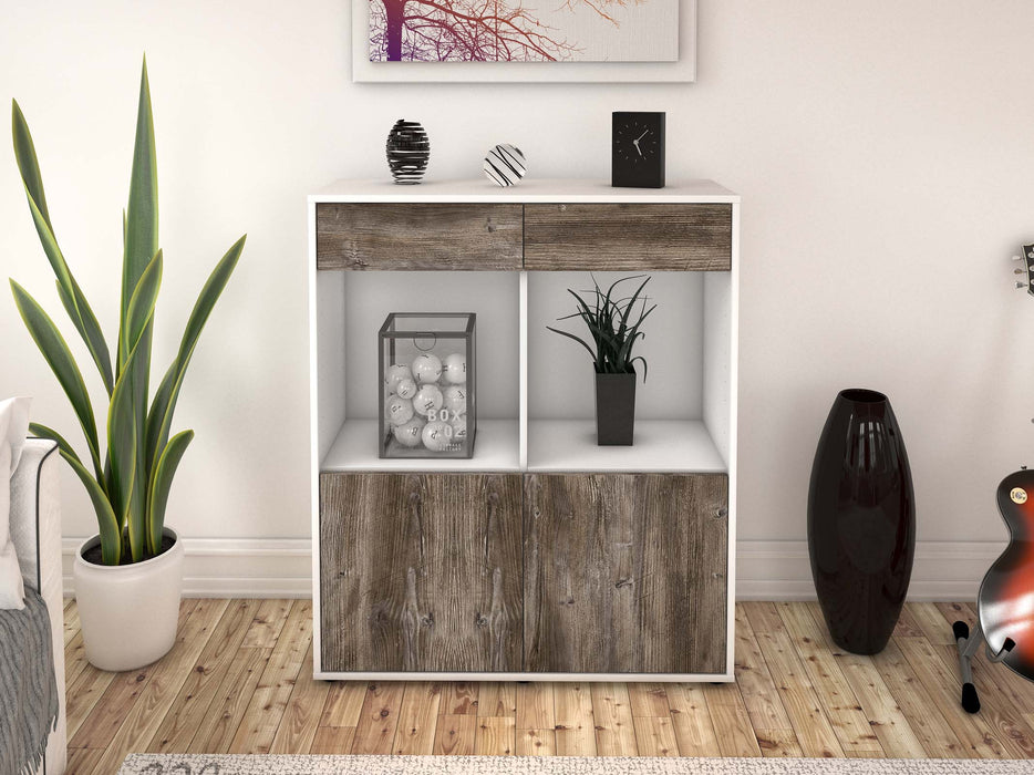 Highboard Joana, Treibholz Front (92x108x35cm) - Dekati GmbH