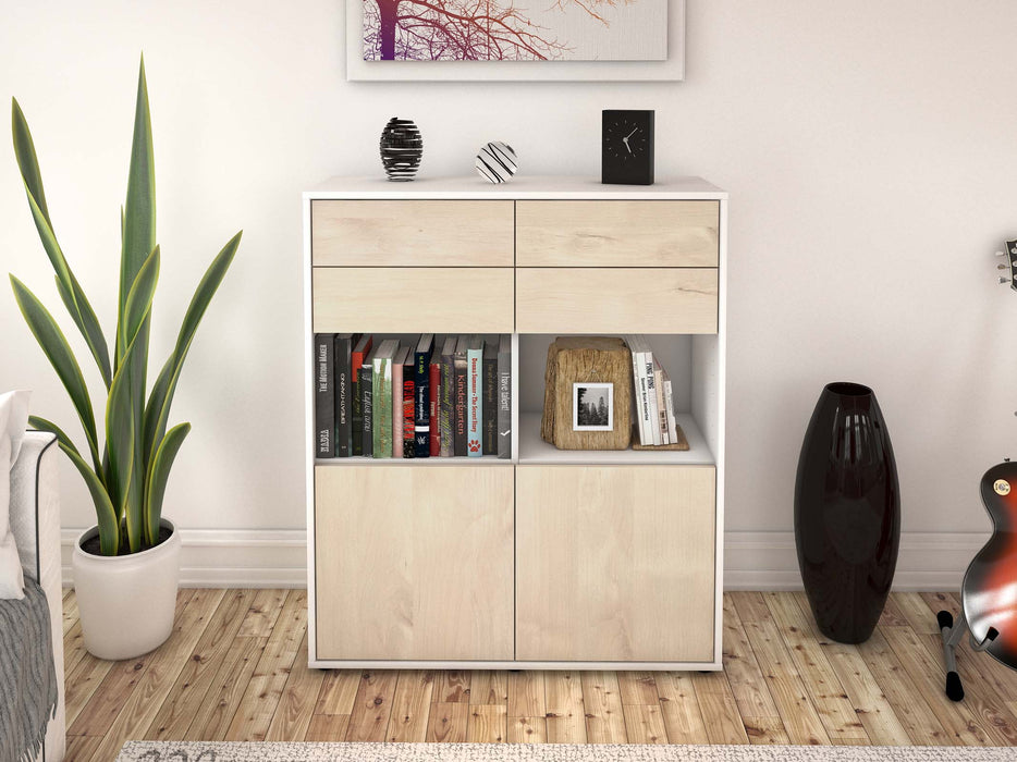 Highboard Joelina, Zeder Front (92x108x35cm) - Dekati GmbH