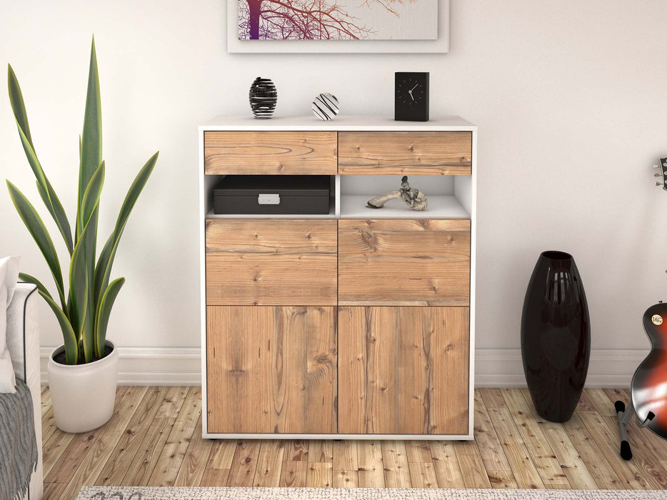 Highboard Juliana, Pinie Front (92x108x35cm) - Dekati GmbH