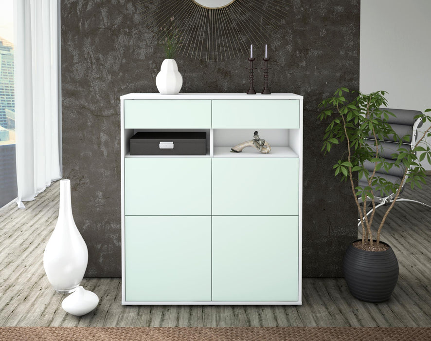 Highboard Juliana, Mint Front (92x108x35cm) - Dekati GmbH