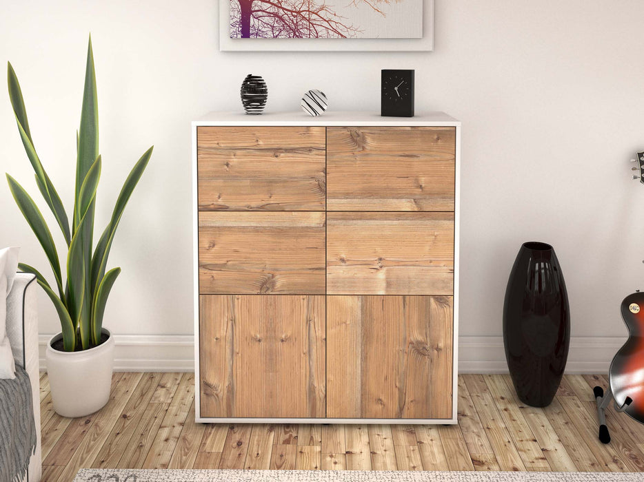 Highboard Julietta, Pinie Front (92x108x35cm) - Dekati GmbH