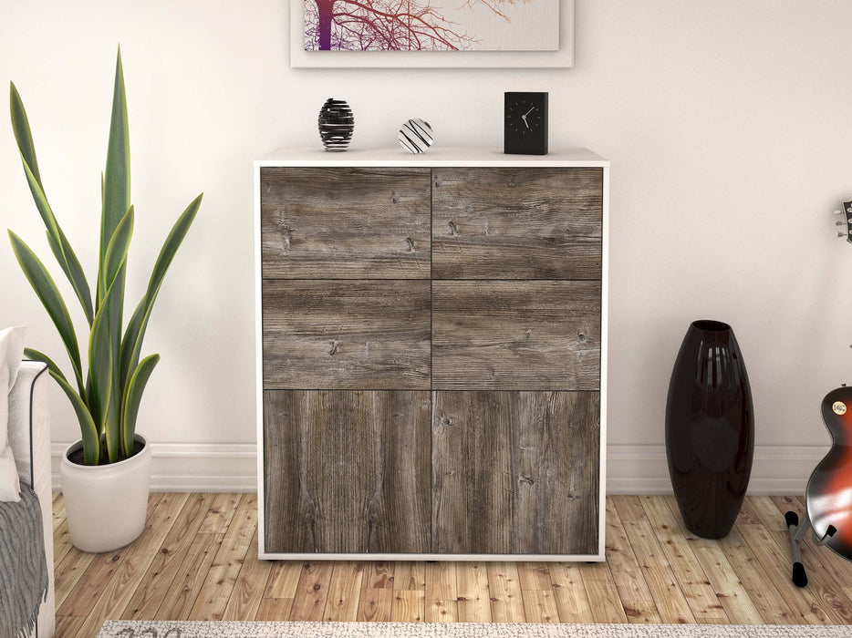 Highboard Julietta, Treibholz Front (92x108x35cm) - Dekati GmbH