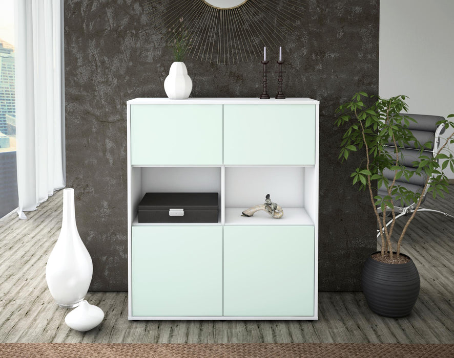 Highboard Katyna, Mint Front (92x108x35cm) - Dekati GmbH