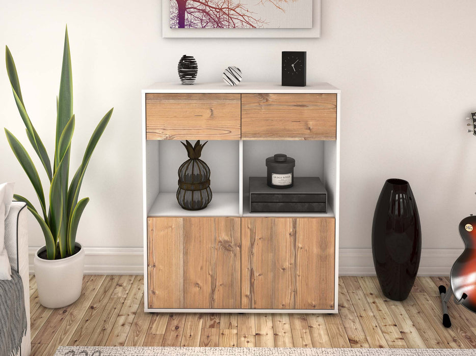 Highboard Ketty, Pinie Front (92x108x35cm) - Dekati GmbH