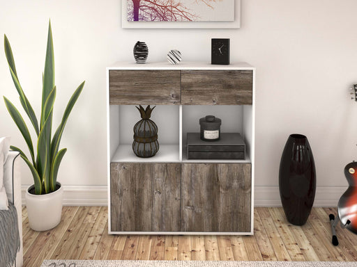 Highboard Ketty, Treibholz Front (92x108x35cm) - Dekati GmbH