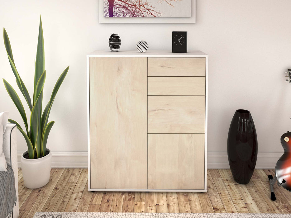 Highboard Kira, Zeder Front (92x108x35cm) - Dekati GmbH