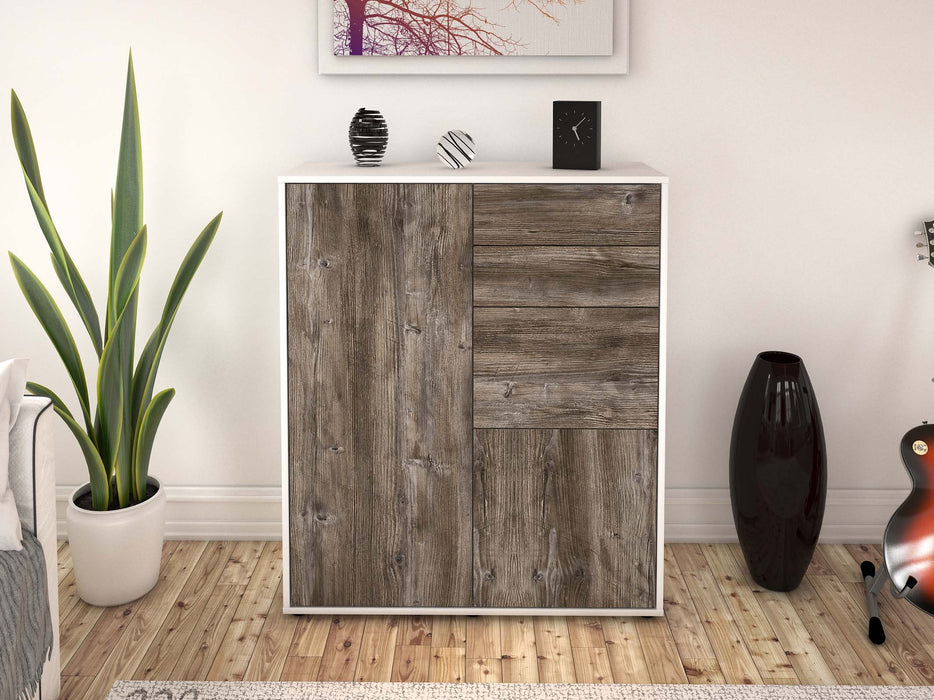 Highboard Kira, Treibholz Front (92x108x35cm) - Dekati GmbH