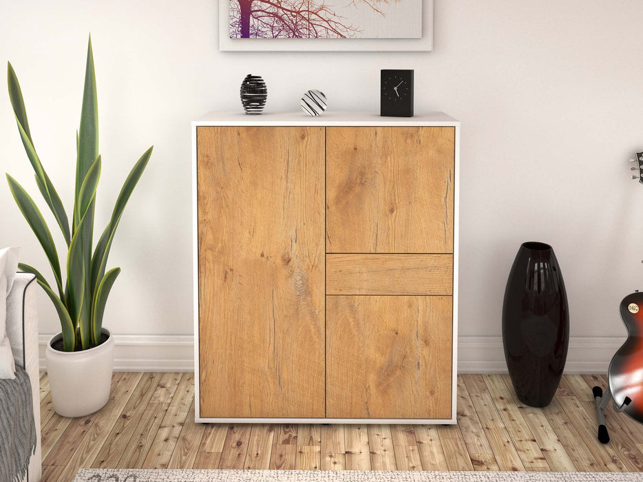 Highboard Lana, Eiche Front (92x108x35cm) - Dekati GmbH