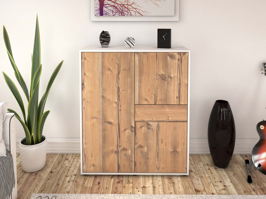 Highboard Lana, Pinie Front (92x108x35cm) - Dekati GmbH