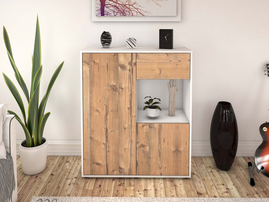 Highboard Larina, Pinie Front (92x108x35cm) - Dekati GmbH