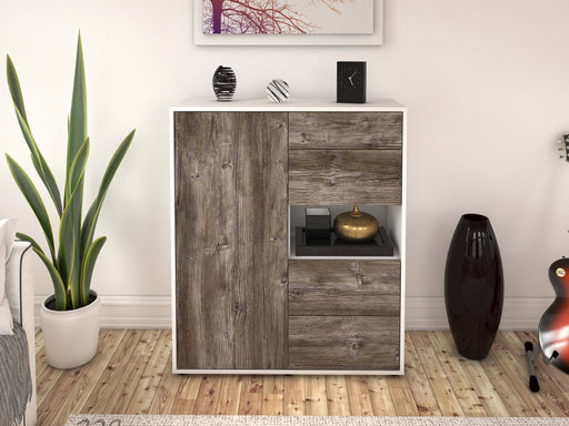 Highboard Larissa, Treibholz Front (92x108x35cm) - Dekati GmbH