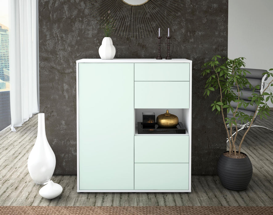 Highboard Larissa, Mint Front (92x108x35cm) - Dekati GmbH