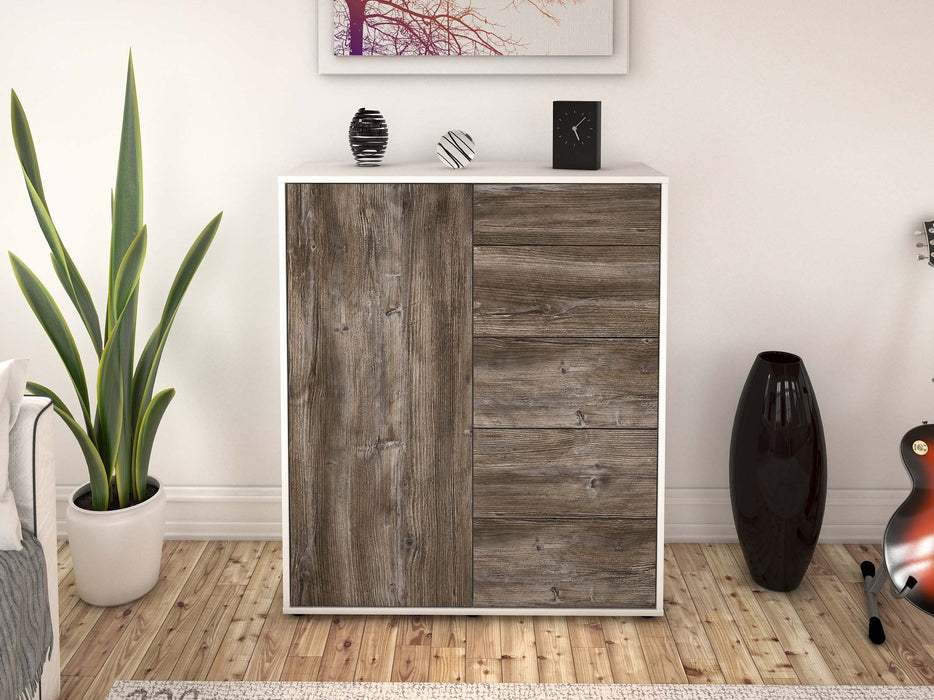 Highboard Laura, Treibholz Front (92x108x35cm) - Dekati GmbH