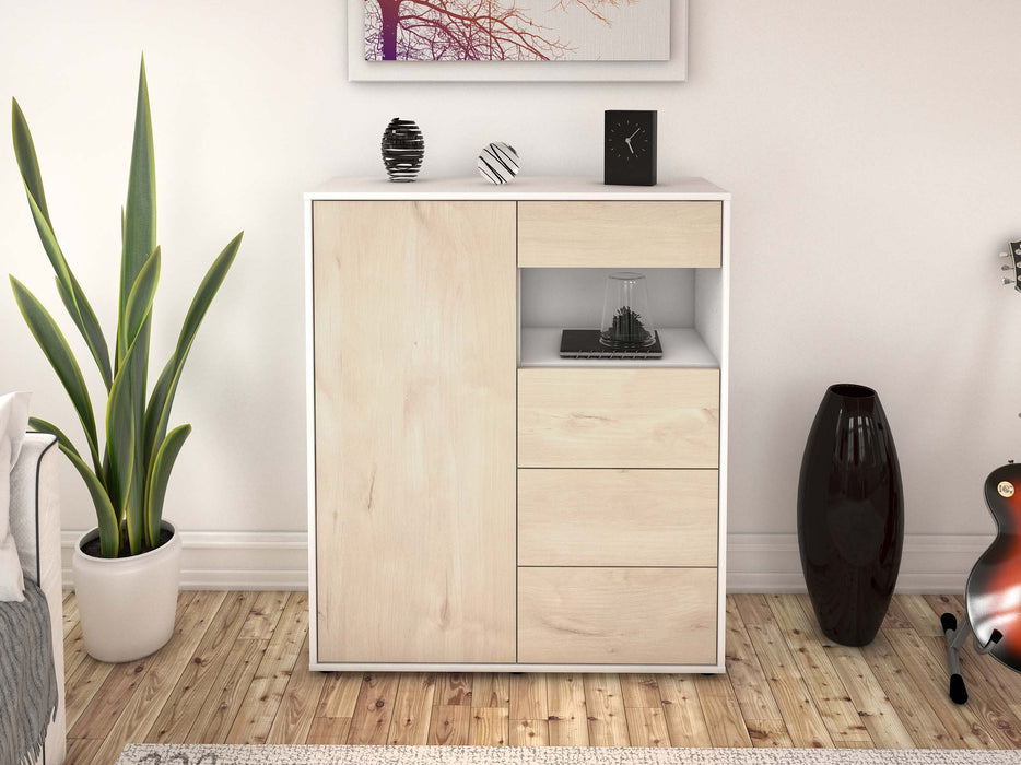 Highboard Lavinia, Zeder Front (92x108x35cm) - Dekati GmbH