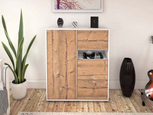 Highboard Leana, Pinie Front (92x108x35cm) - Dekati GmbH