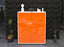 Highboard Leandra, Orange Front (92x108x35cm) - Dekati GmbH