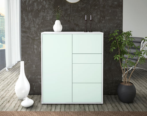 Highboard Leandra, Mint Front (92x108x35cm) - Dekati GmbH