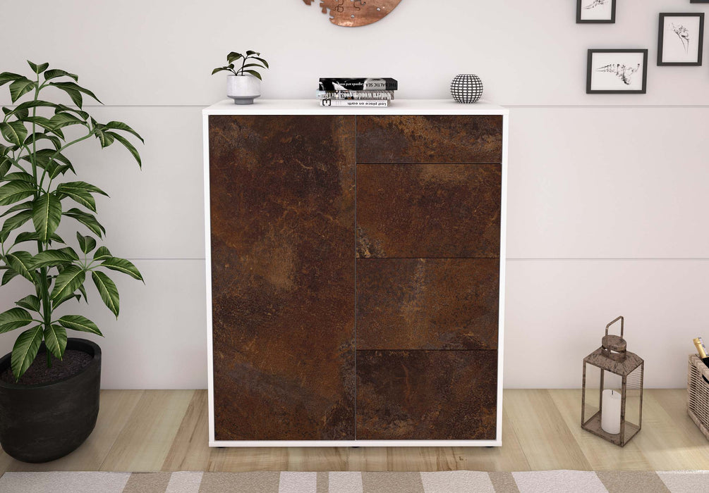 Highboard Lelia, Rost Front (92x108x35cm) - Dekati GmbH