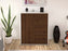 Highboard Lelia, Walnuss Front (92x108x35cm) - Dekati GmbH