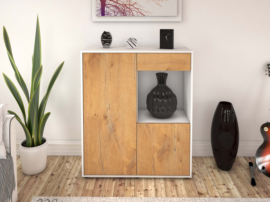 Highboard Lena, Eiche Front (92x108x35cm) - Dekati GmbH