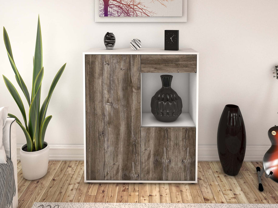 Highboard Lena, Treibholz Front (92x108x35cm) - Dekati GmbH