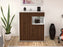 Highboard Leoni, Walnuss Front (92x108x35cm) - Dekati GmbH