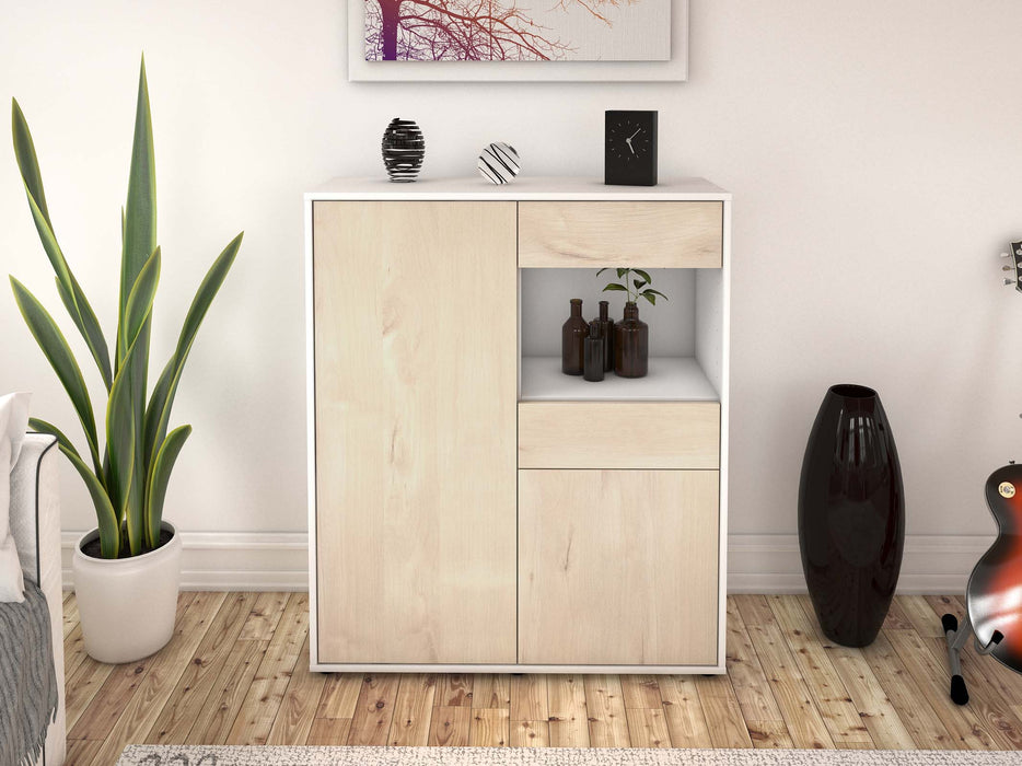 Highboard Leoni, Zeder Front (92x108x35cm) - Dekati GmbH