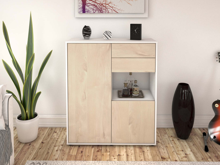 Highboard Lilia, Zeder Front (92x108x35cm) - Dekati GmbH