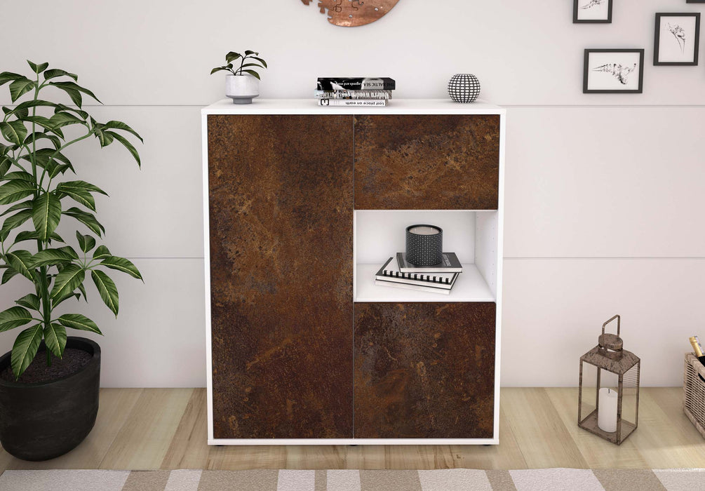 Highboard Liridona, Rost Front (92x108x35cm) - Dekati GmbH