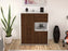 Highboard Liridona, Walnuss Front (92x108x35cm) - Dekati GmbH