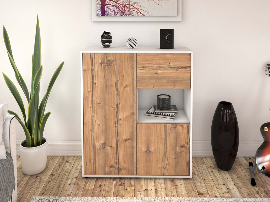 Highboard Liridona, Pinie Front (92x108x35cm) - Dekati GmbH