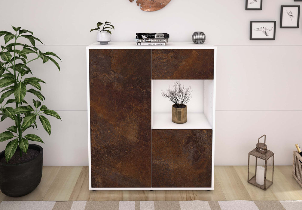 Highboard Lisa, Rost Front (92x108x35cm) - Dekati GmbH