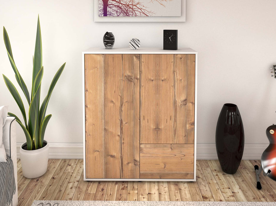 Highboard Livia, Pinie Front (92x108x35cm) - Dekati GmbH