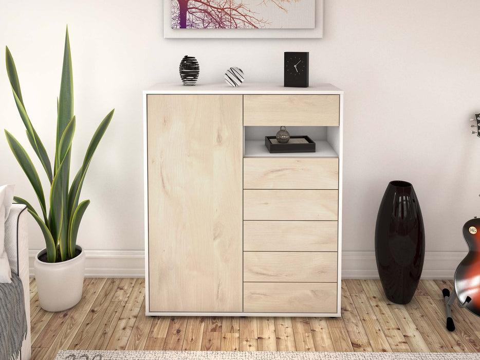 Highboard Lola, Zeder Front (92x108x35cm) - Dekati GmbH