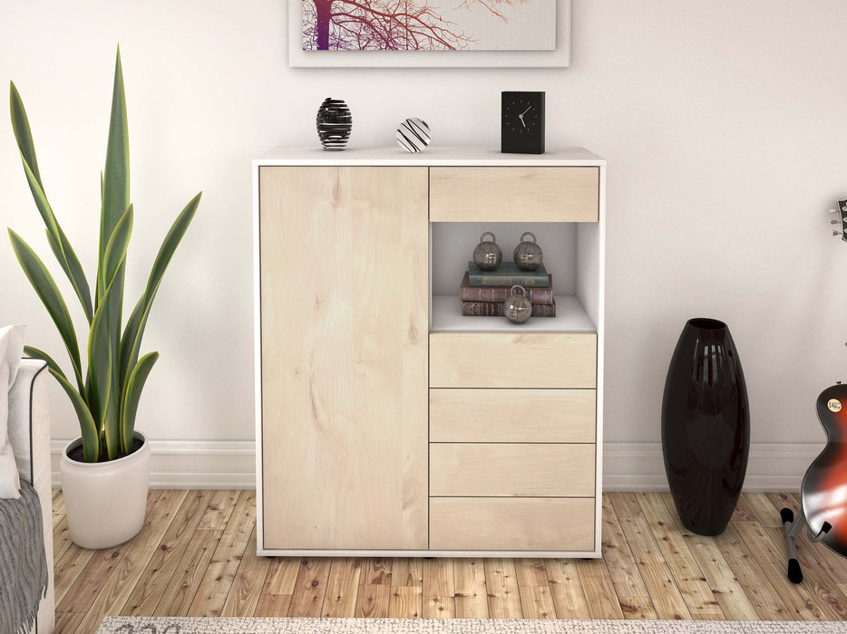 Highboard Loredana, Zeder Front (92x108x35cm) - Dekati GmbH