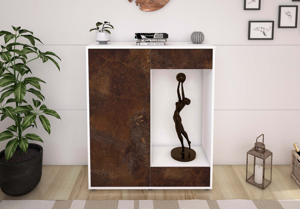 Highboard Lorenza, Rost Front (92x108x35cm) - Dekati GmbH