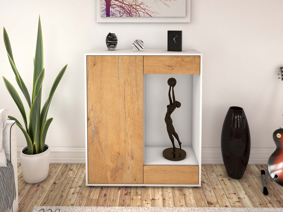 Highboard Lorenza, Eiche Front (92x108x35cm) - Dekati GmbH