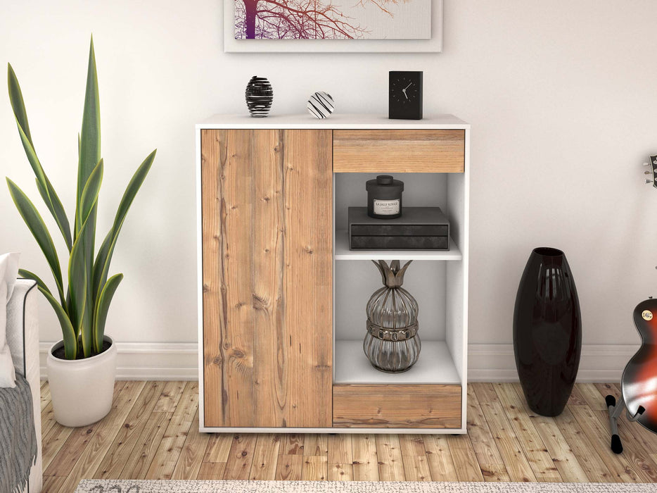 Highboard Louisa, Pinie Front (92x108x35cm) - Dekati GmbH