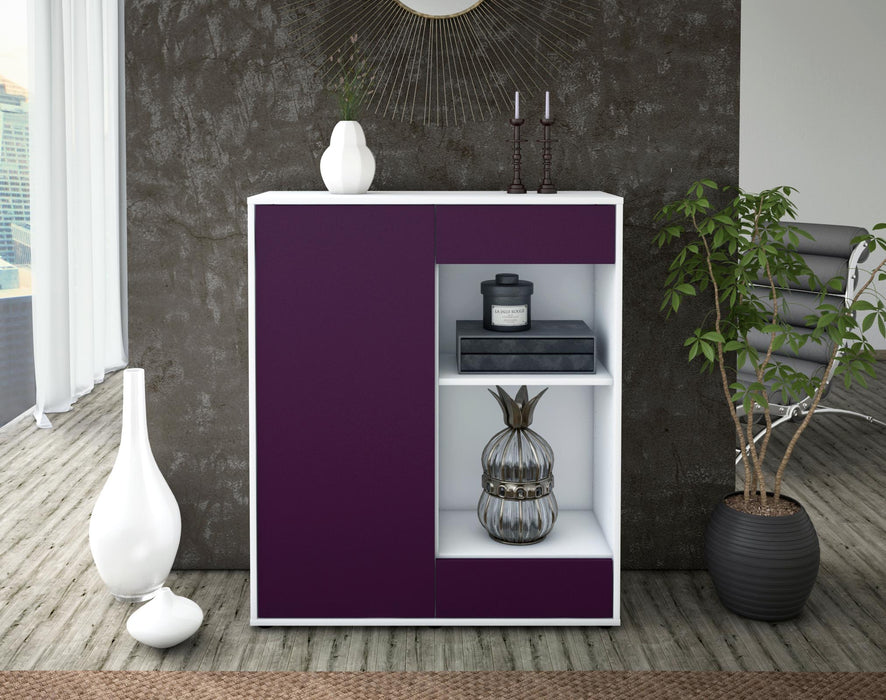 Highboard Louisa, Lila Front (92x108x35cm) - Dekati GmbH